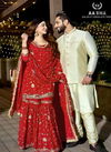 Aasma 207 Georgette Sharara Designer Salwar Suits Wholesale Market In Surat